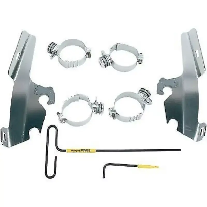 Memphis Shades Polished Batwing / Fats / Slim Mount for Honda Valkyrie 97-03
