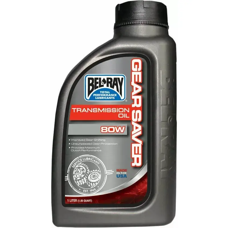 Bel-Ray Gear Saver Transmission Oil | 80W | 1 Liter | 99250-B1LW