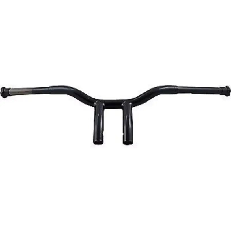 LA CHOPPERS LA-7338-08B Black 8" Kage Fighter Welded Bent-Riser Handlebars
