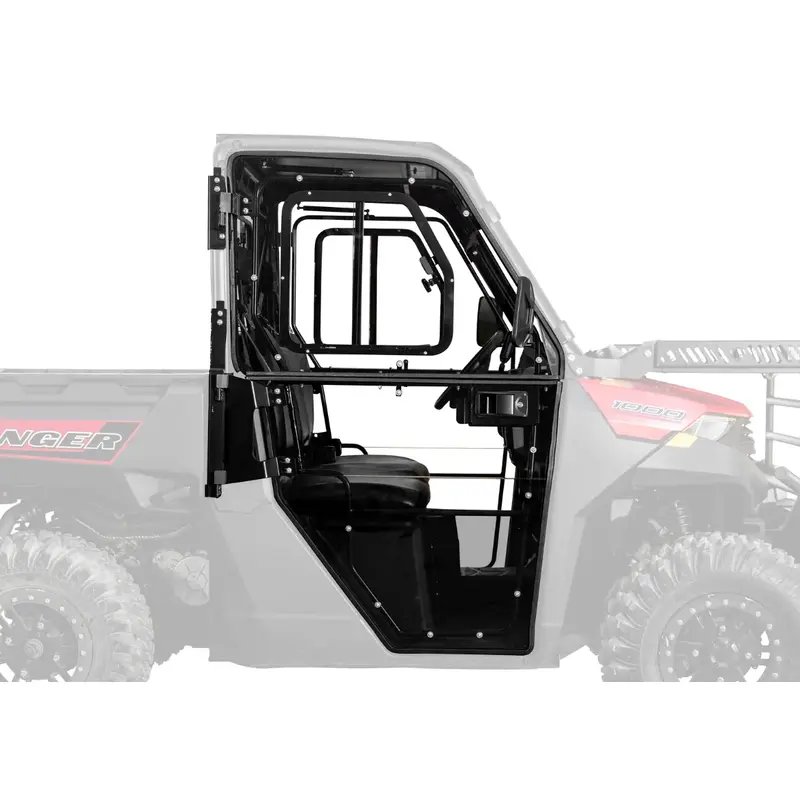POLARIS RANGER CAB ENCLOSURE DOORS CLEAR, SUPER ATV DOOR-P-RAN1K-002-72