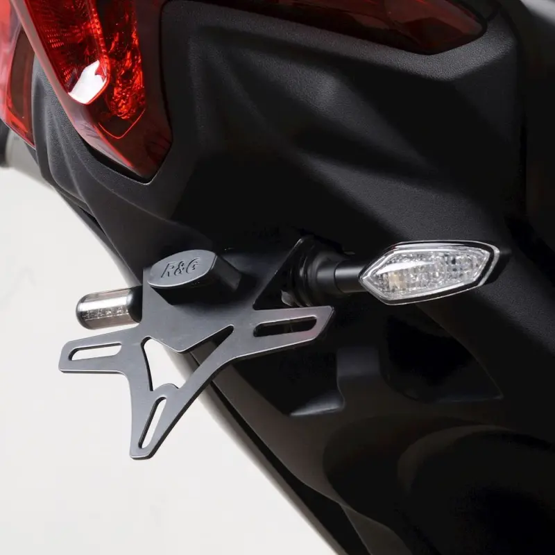 R&G Racing Black Tail Tidy License Plate Holder For 2020-2021 Yamaha TMAX 560