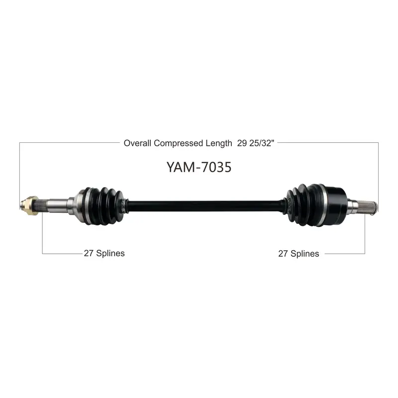 2016-2018 Yamaha YXZ1000R CV axle shaft Rear right/left TrakMotive YAM-7035