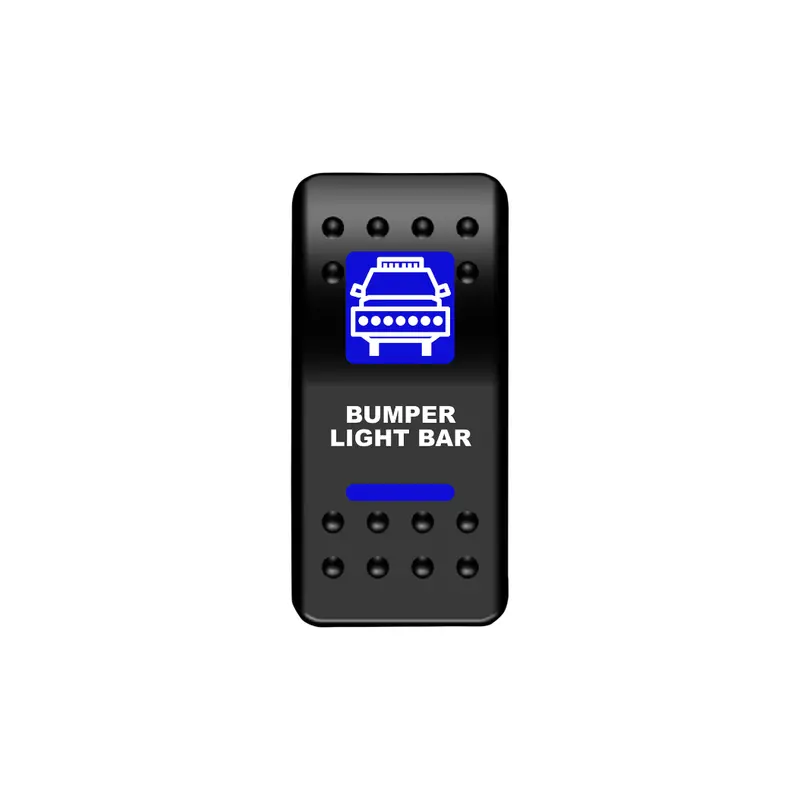 Bumper Light Bar Rocker Switch (Blue)