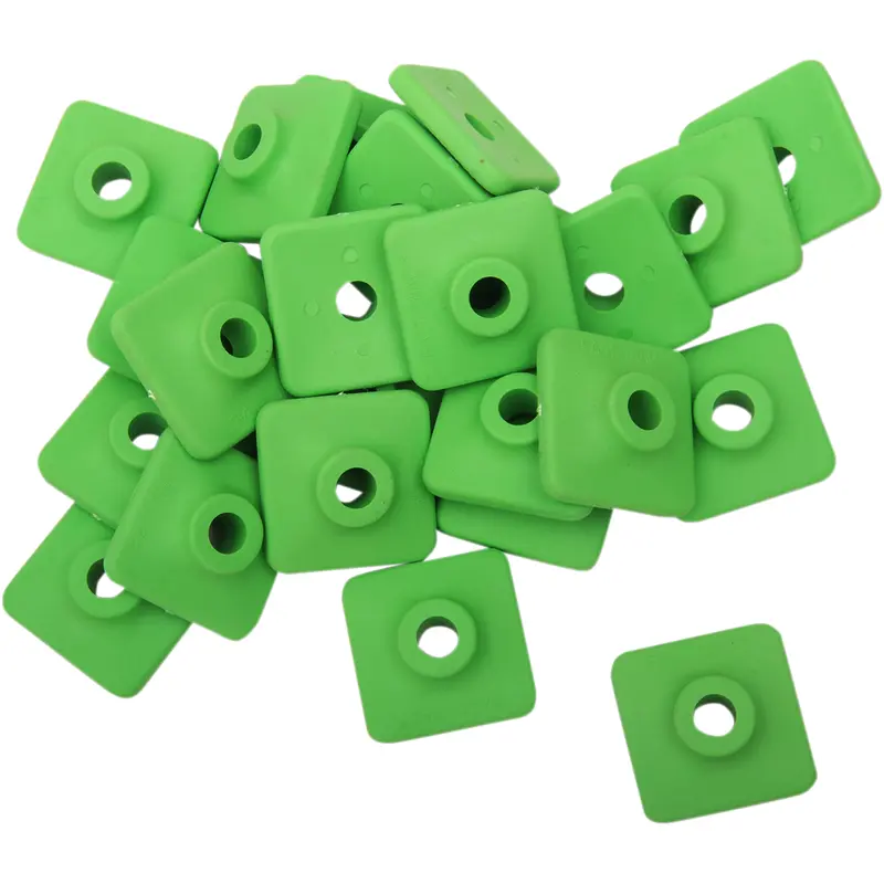 FAST-TRAC Extra Large Backer Plates - Green - Square - 96 Pack 702G-96