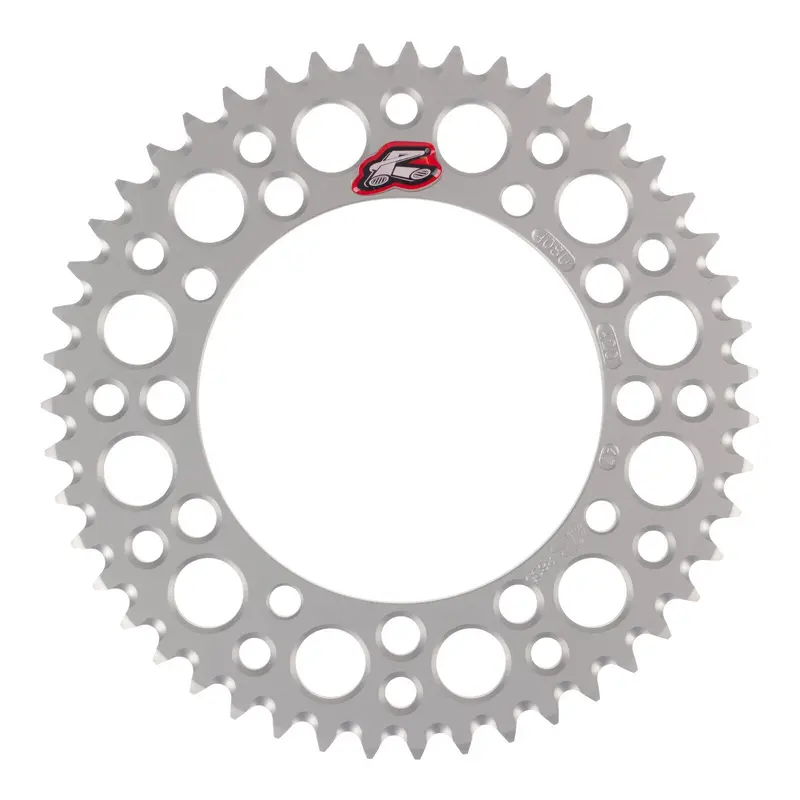 Renthal Sprocket Rear Silver 49T Alloy 7075 T6 Grooved