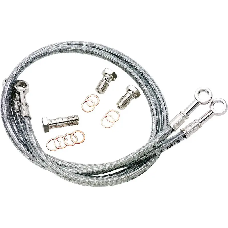 GALFER BRAKE LINE FRONT SILVER KAWASAKI FK003D26-1