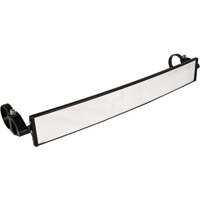 17" Wide Panoramic Rearview Mirror Black W/ 0.5" Arms