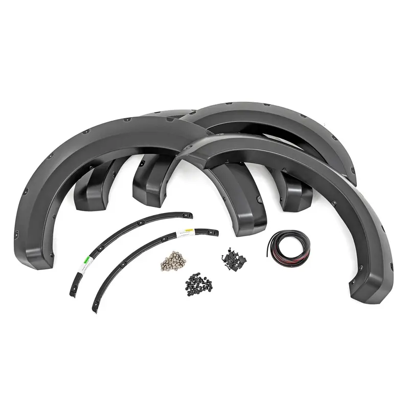 Pocket Fender Flares | PQ Race Red | Ford F-250/F-350 Super Duty (17-22) | F-F21112-PQ