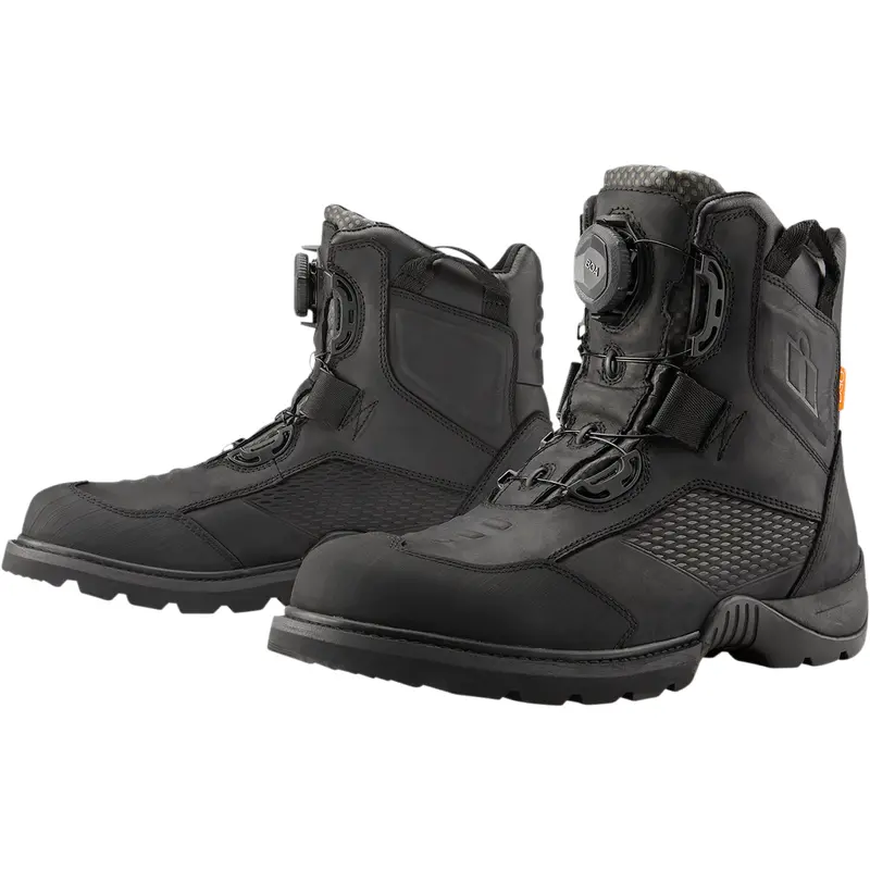 ICON Stormhawk Boots - Black - Size 9 3403-1152
