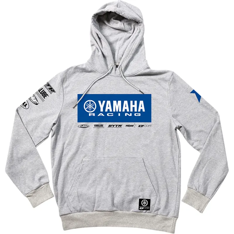 D'COR VISUALS Yamaha Race Sweatshirt - Gray - 2XL 85-205-5