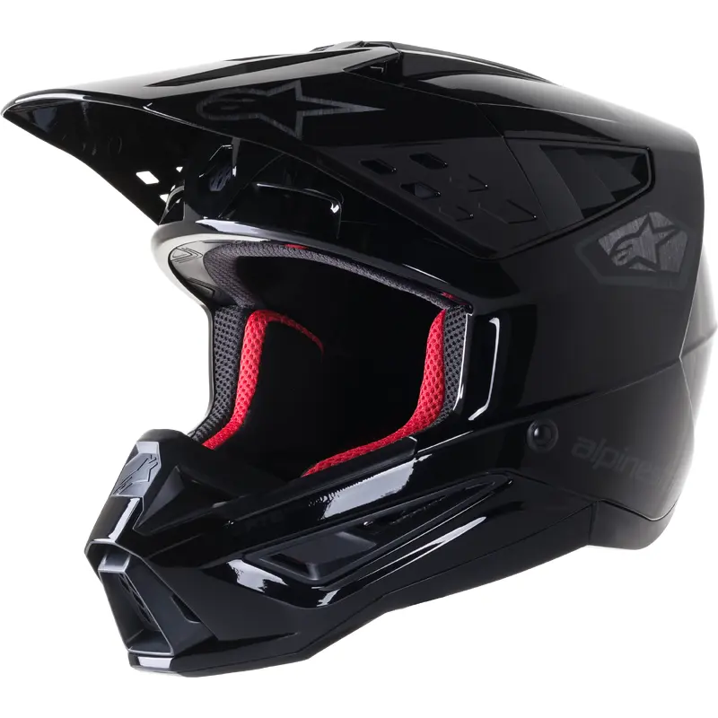 S M5 Scout Helmet Black/Silver Glossy 2x