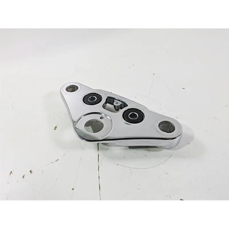2009 Harley FXCWC Softail Rocker Upper Triple Tree Steering Clamp 49mm 46637-08