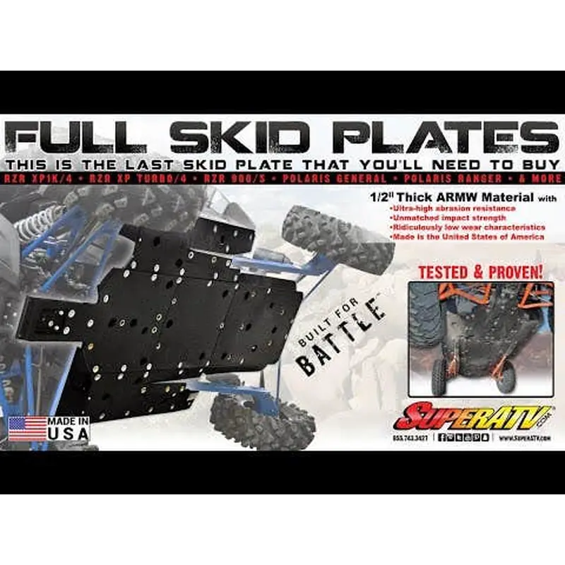 Kawasaki Teryx KRX 1000 Full Skid Plate