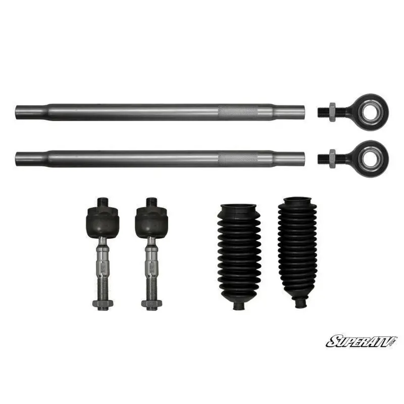SuperATV Heavy Duty Tie Rod Kit for Polaris RZR XP 1000 (2014-2018)