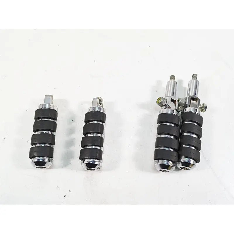 2006 Harley Softail FXSTSI Springer Front Rear Chrome Foot Peg Rest Set 50942-00