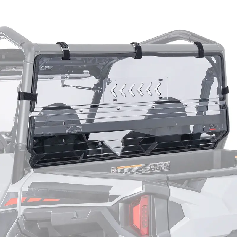 UTV Rear Vented Windshield for Polaris General 2016-2025