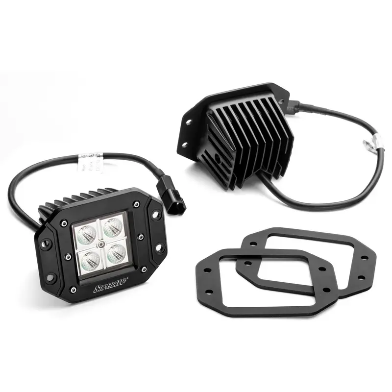 3" LED CUBE LIGHTS PAIR, RECESSED, FLUSH MOUNT, LB3-RL-001