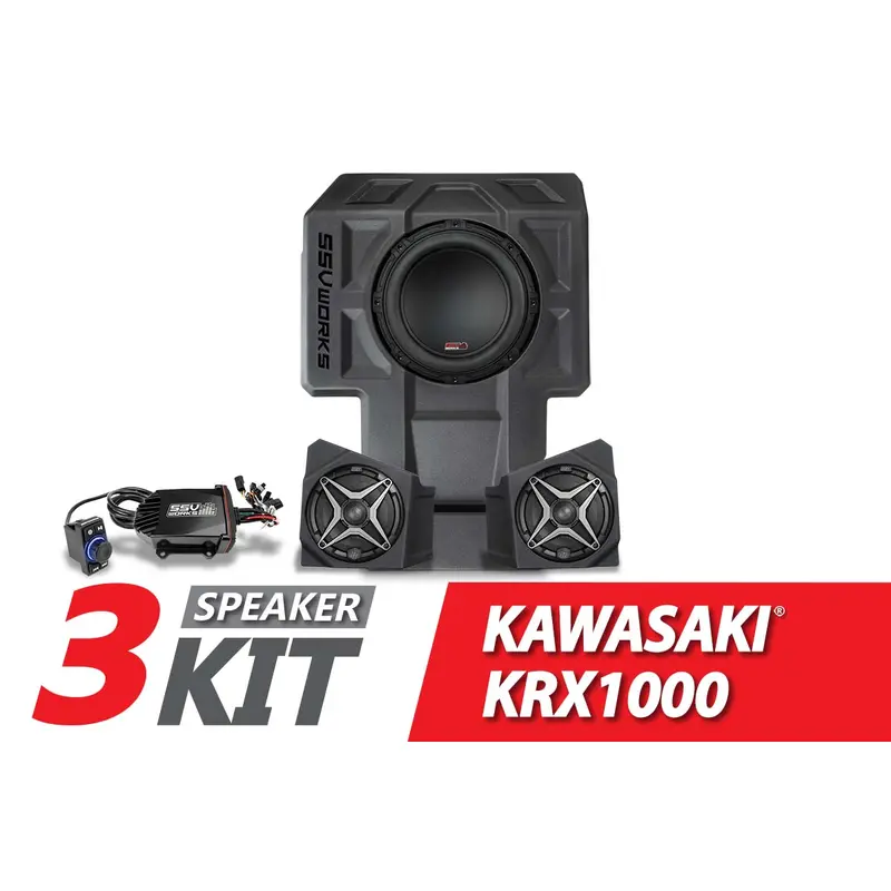 2020-2024 Kawasaki KRX1000 2-Seater A-Spec 3-Speaker SSV Works Audio-Kit