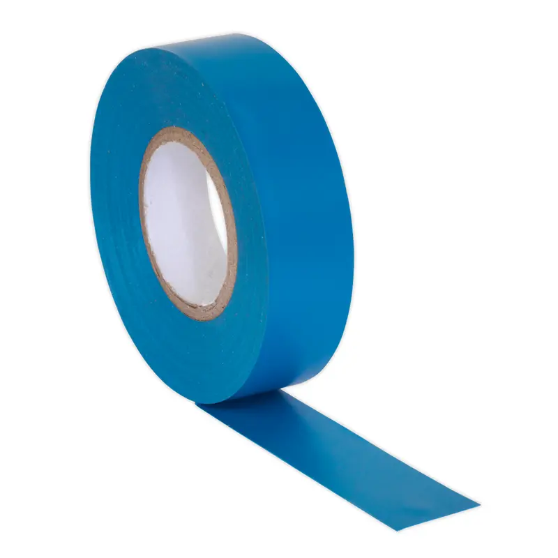 PVC Insulating Tape 19mm x 20m Blue Pack of 10 - ITBLU10