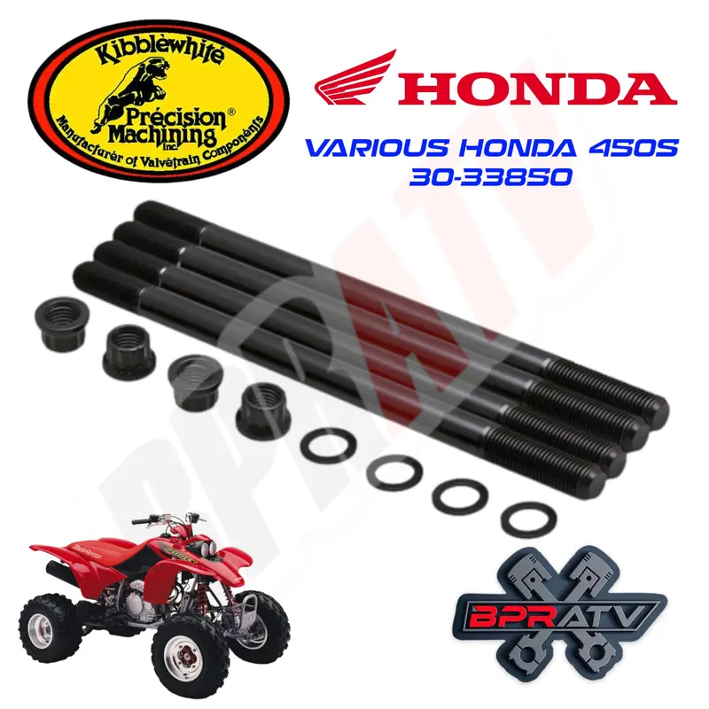 Kibblewhite Cylinder Head Bolt Stud Nut TRX 450R 450ER 450 ER CRF 450X R X BPR