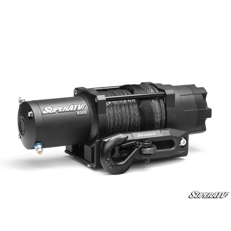6000 LB. UTV/ATV WINCH (WITH WIRELESS REMOTE & SYNTHETIC ROPE)