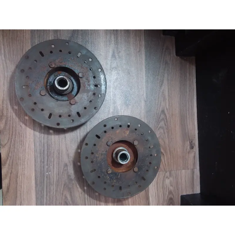 2001 Polaris Magnum 500 Front Brake Discs + Hub (Pair)