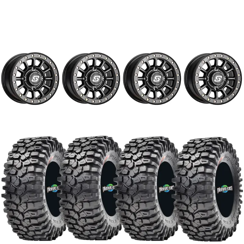 Sedona Sano beadlock black on Maxxis Roxxzilla | 4/137 5+2 (+38mm)