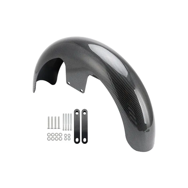 Touring Electra Street Road Glide Baggers Flht Flhr Carbon 19" Wrap Front Fender Abs