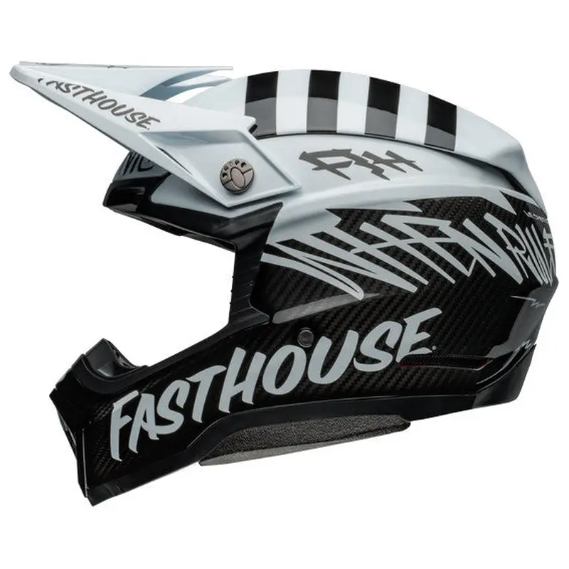 Bell MOTO-10 SPHERICAL Fasthouse Mod Squad White/Black