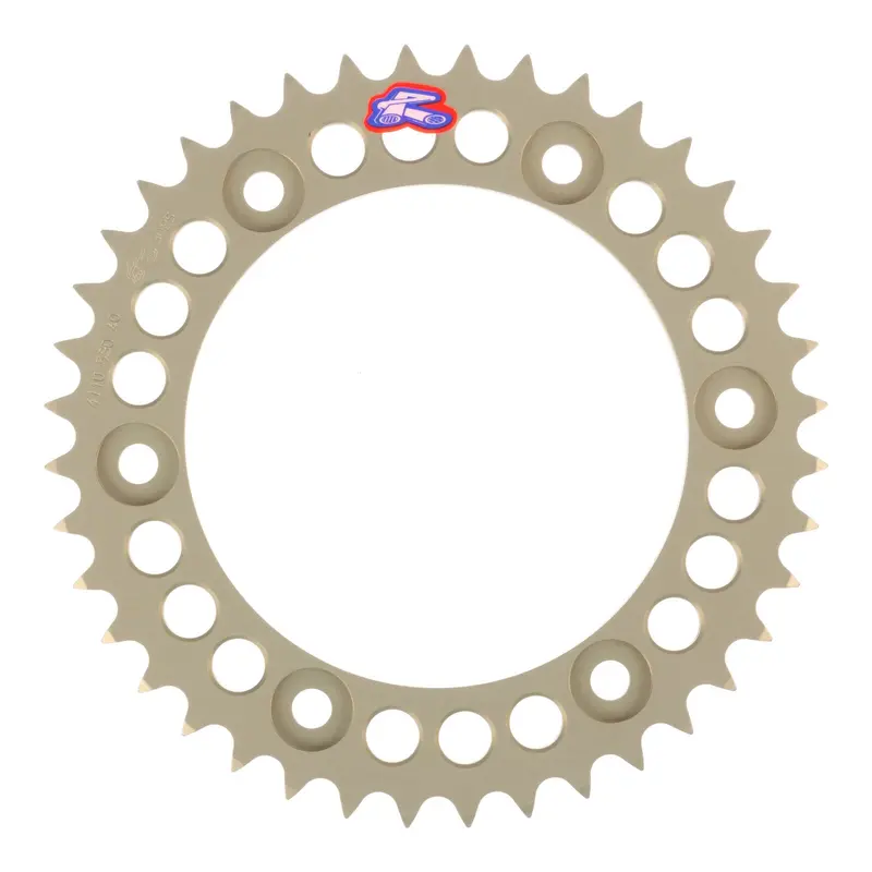 Renthal Rear Sprocket T6 7075 Alloy Grooved 411 / 530 - Silver [Honda]