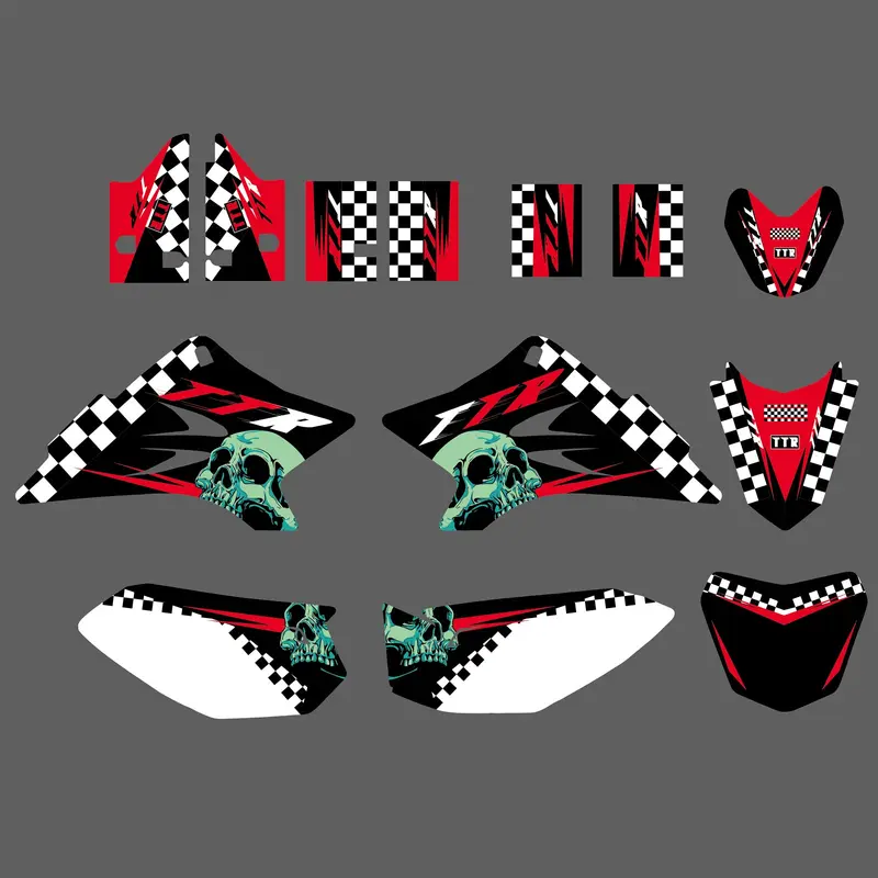 Motorcycle Graphics Background Decal Stickers for YAMAHATTR50 2006-2015