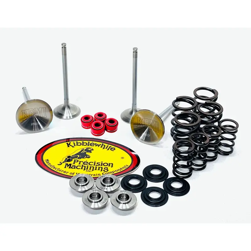 Suzuki DRZ400 DRZ 400 Kibblewhite +1mm Intake & Exhaust Valves Springs Seals Kit