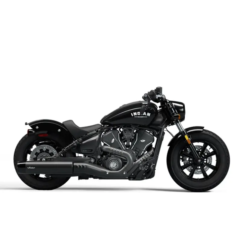 New 2025 Indian Motorcycle Scout Bobber Limited +Tech Black Metallic