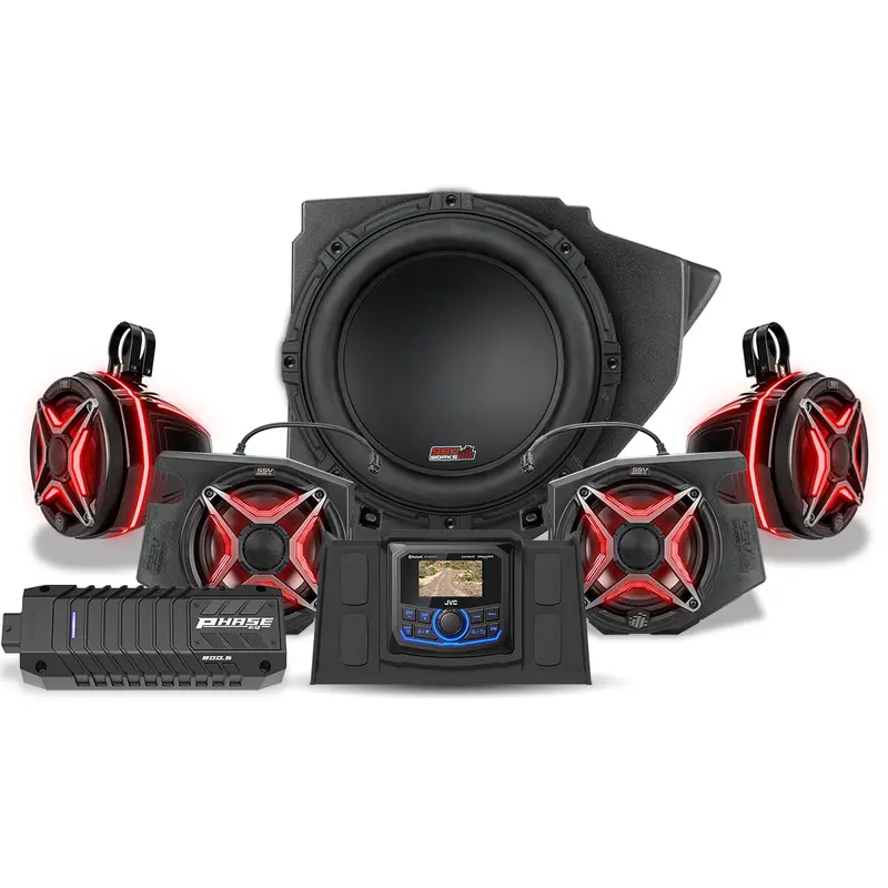5 Speaker Kit Phase Eq W/ Jvc Controller