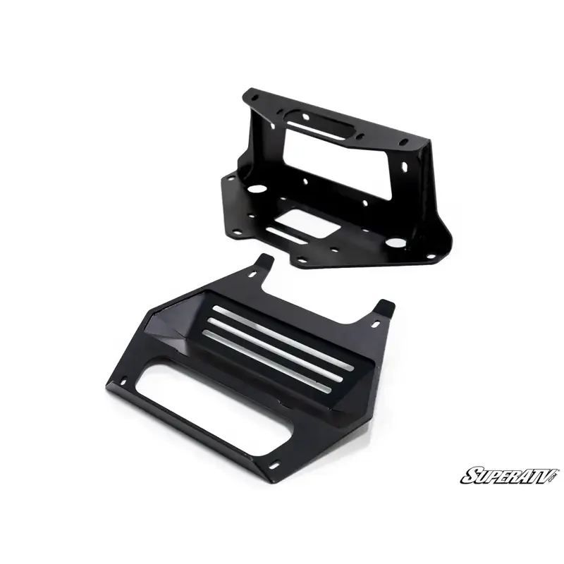 POLARIS RZR PRO XP WINCH MOUNT PLATE, SUPERATV WM-P-PROXP-00