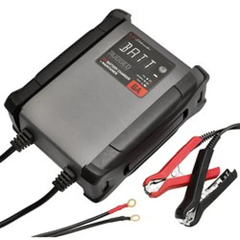 Schumacher Spx459 Rugged 12V Battery Charger And Maintainer, 6A | Spx459