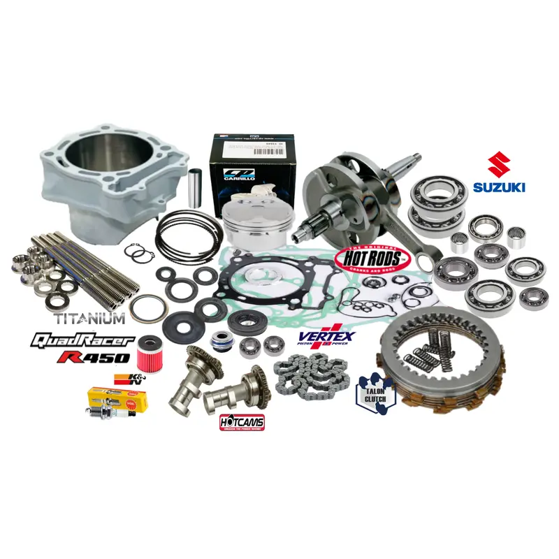 LTR450 LT-R 450 Hot Cams 98mm Big Bore Stroker Complete Motor Engine Rebuild Kit
