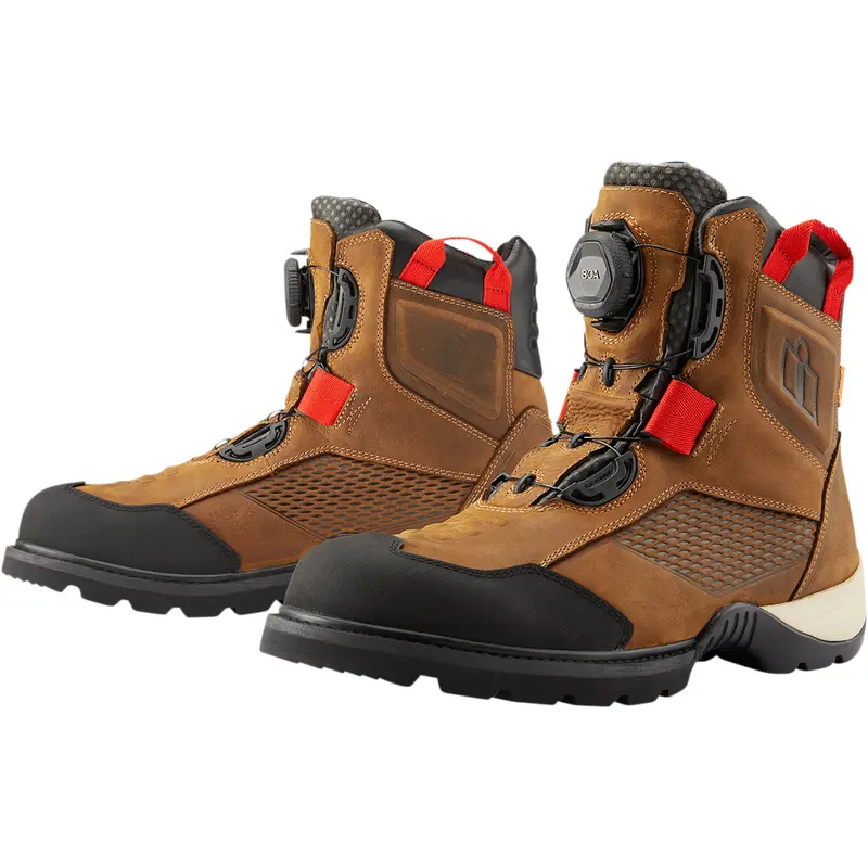 ICON Stormhawk Boots - Brown - Size 13 3403-1171