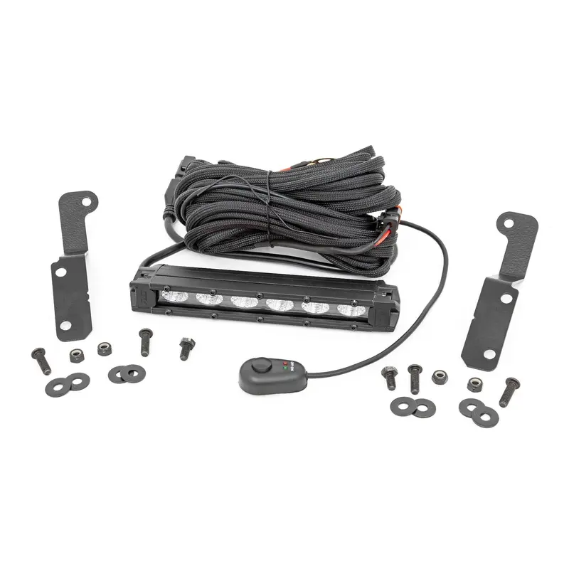 Rough Country Can-Am Maverick X3 Black Slimline 6" Cowl Mount LED Light