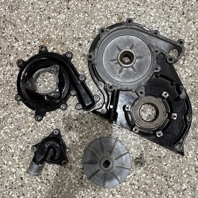 MERCRUISER WATER PUMP FRONT COVER IMPELLER 3.7L 165 170 180 190 470 488