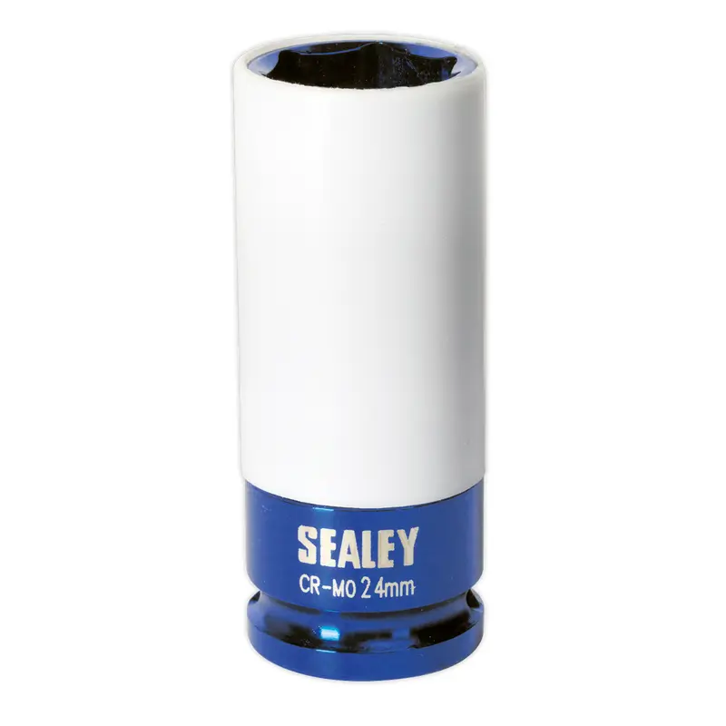 Alloy Wheel Impact Socket 24mm 1/2"Sq Drive - SX03024