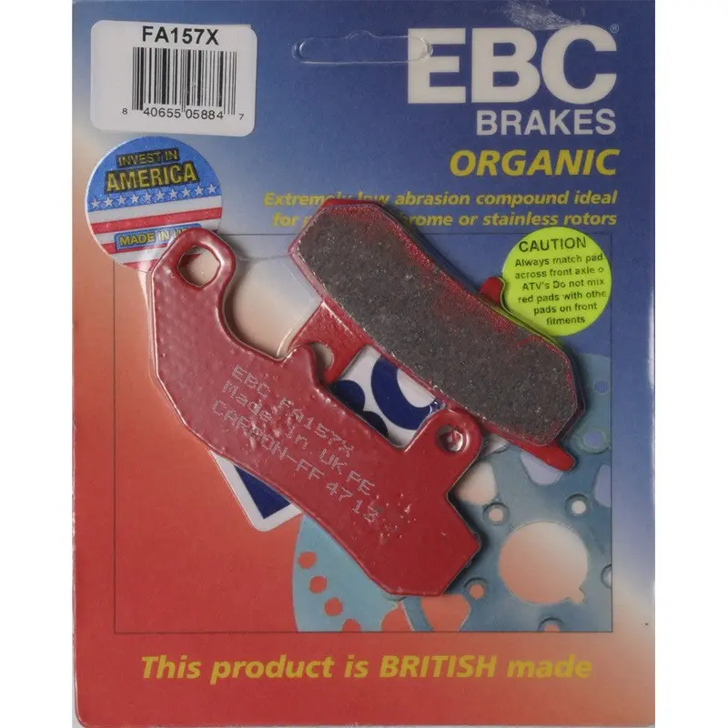 EBC 1 Pair Performance X-Series Carbon Brake Pads For Suzuki DR650S 1990-1995
