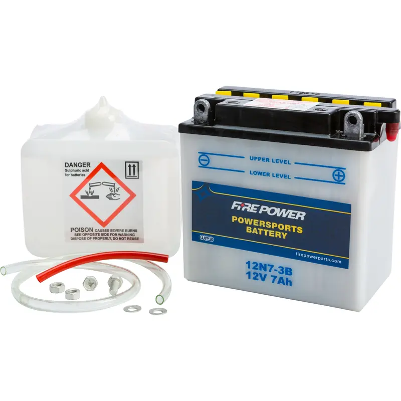 FIRE POWER BATTERY W/ACID 12N7-3B 12V 12N7-3B