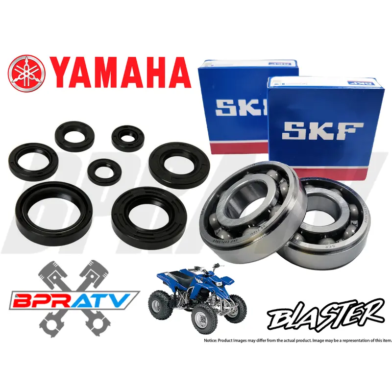 BPRATV Yamaha Blaster YFS 200 SKF Main Crankshaft Bearings Motor Engine Seal Kit