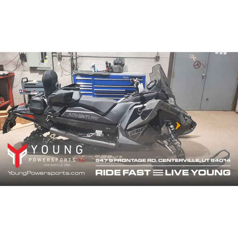 New 2024 Polaris 650 Indy Adventure 137 Gloss Black