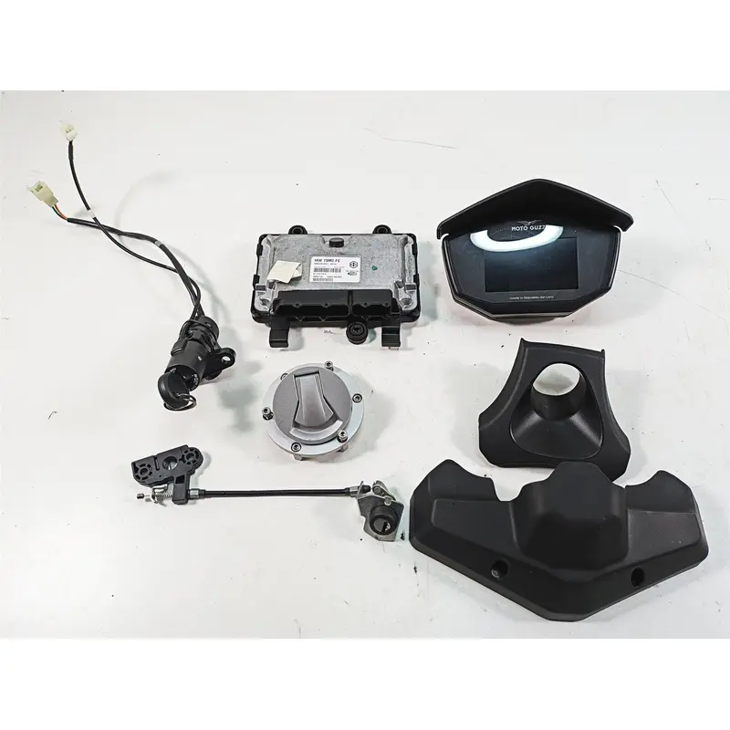 2020 Moto Guzzi V85 TT Adventure Ignition Switch Speedo Cdi Ecm Set 2B000446