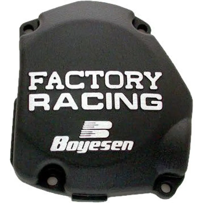 BOYESEN FACTORY RACING IGNITION COVER BLACK SC-21CB