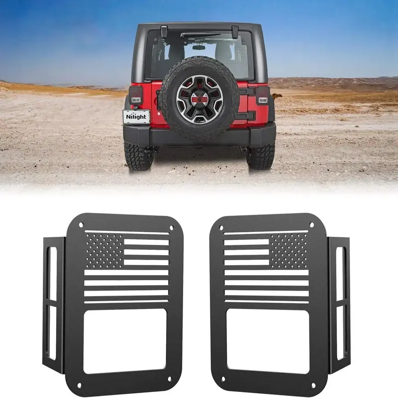 1997 1998 1999 2000 2001 2002 2003 2004 2005 2006 Jeep Wrangler TJ Tail Light Covers