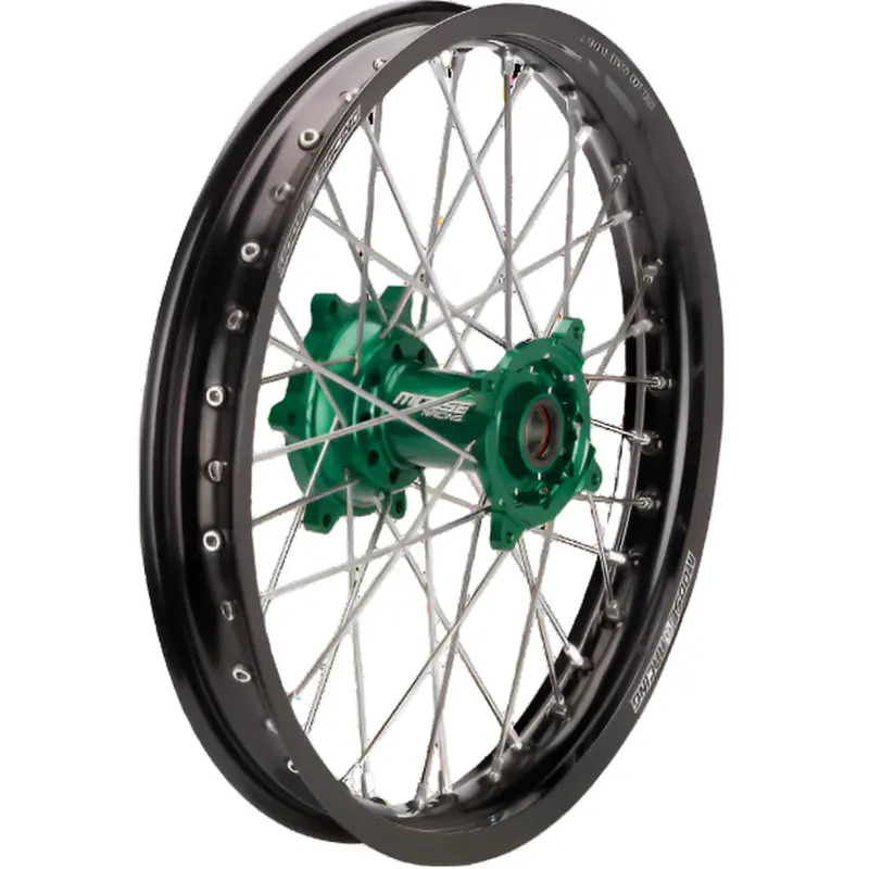 Moose Racing SX-1 Complete Wheel Kawasaki Rear 18x2.15 | KR-21518BKGN
