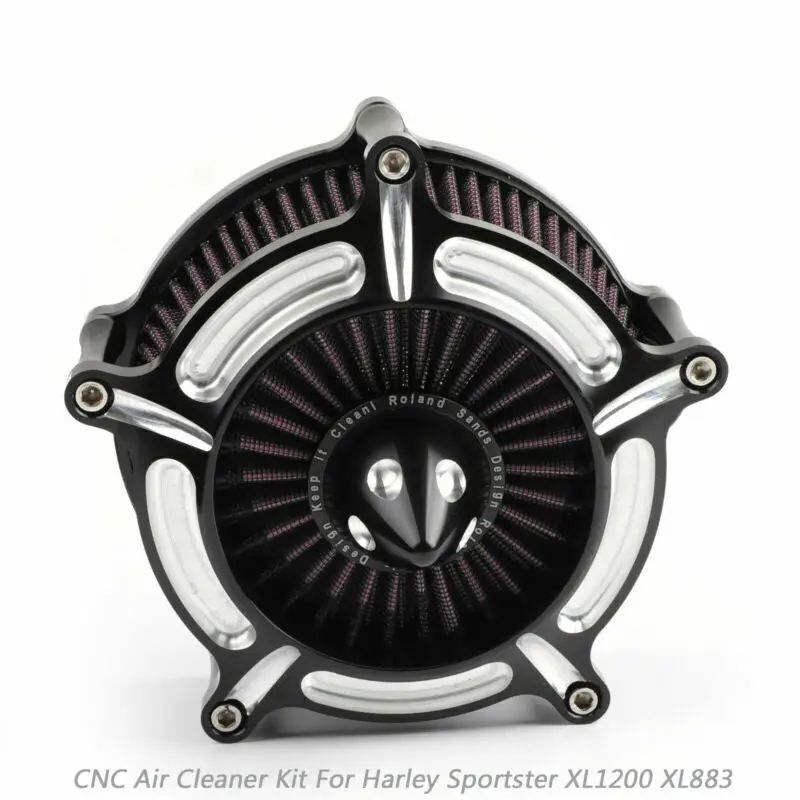1991-2016 Sportster XL1200 XL883 TUB/A CNC Air Turbine Filter P2 Cleaner